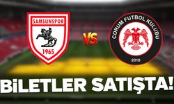 Samsunspor - Çorum FK maçının biletleri satışta