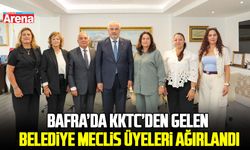 Bafra’da KKTC’den gelen belediye meclis üyeleri ağırlandı