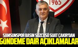 Samsunspor Basın Sözcüsü Suat Çakır'dan gündeme dair açıklamalar