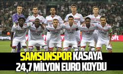 Samsunspor kasaya 24,7 milyon euro koydu