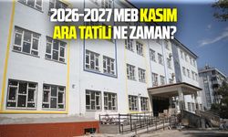 2026-2027 MEB Kasım ara tatili ne zaman?