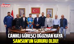 Canikli güreşçi Oğuzhan Kaya, Samsun’un gururu oldu!
