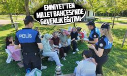 Samsun Emniyeti'nden Millet Bahçesi'nde güvenlik eğitimi