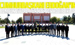 Cumhurbaşkanı Erdoğan'ın Samsun ziyareti öncesi son hazırlıklar