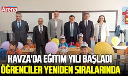 Havza’da eğitim yılı başladı, öğrenciler yeniden sıralarında