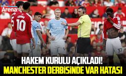 Hakem Kurulu açıkladı! Manchester derbisinde VAR hatası