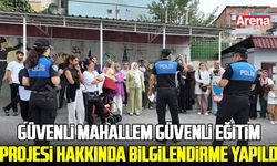 Samsun'da Güvenli Mahallem, Güvenli Eğitim projesi hakkında bilgilendirme yapıldı