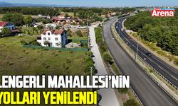 Bafra’da Lengerli Mahallesi’nin yolları yenilendi