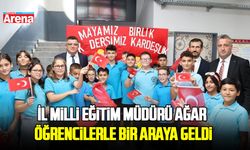 Samsun İl Milli Eğitim Müdürü Ağar, öğrencilerle bir araya geldi