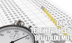 EKPSS tercih tarihleri belli oldu mu?