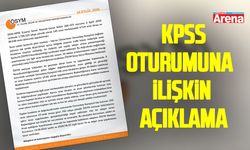 Şanlıurfa'daki KPSS oturumuna ilişkin açıklama geldi