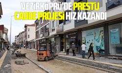 Vezirköprü'de Prestij Cadde Projesi hız kazandı