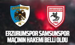 Samsunspor'un Erzurumspor maçının hakemi belli oldu