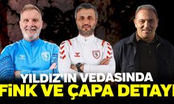 Samsunspor'da Yıldız'ın vedasında Fink ve Çapa detayı