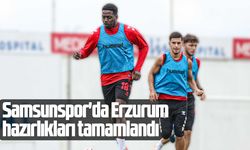 Samsunspor'da Erzurum hazırlıkları tamamlandı