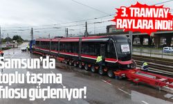 Toplu taşımaya can suyu: Yeni tramvay Samsun'da