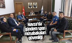 Havza'da gündem, spor müsabakaları güvenliği