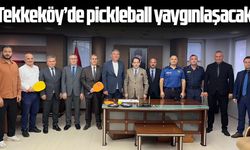 Tekkeköy'de pickleball yaygınlaşacak