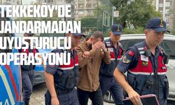 Tekkeköy'de jandarmadan uyuşturucu operasyonu