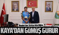 İlkadımlı güreşçi Oğuzhan Kaya'dan gümüş madalya