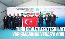 Türk Devletleri Teşkilatı yarışmasında YEDAŞ'a ödül
