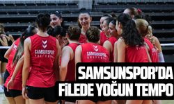 Samsunspor'da filede yoğun tempo