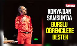 Konya’dan Samsun’da burslu öğrencilere destek
