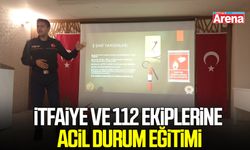 Havza’da itfaiye ve 112 ekiplerine acil durum eğitimi