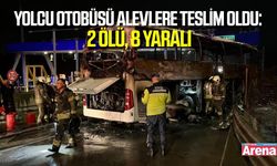 Kuzey Marmara Otoyolu’nda feci kaza! Yolcu otobüsü alevlere teslim oldu: 2 ölü, 8 yaralı