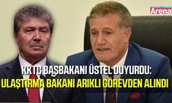 KKTC Ulaştırma Bakanı Erhan Arıklı görevden alındı