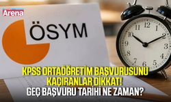 KPSS Ortaöğretim başvurularını kaçıran adaylar dikkat! Geç başvuru tarihi ne zaman ?