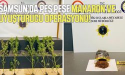 Samsun’da peş peşe operasyon: uyuşturucu ve 10 bin makaron ele geçirildi
