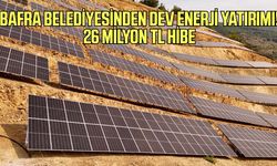 Bafra’da 2 bin 96 panelli güneş enerjisi santrali tamamlandı!