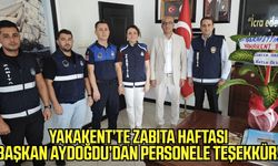 Yakakent’te Başkan Aydoğdu’dan zabıta personeline teşekkür!