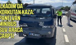İlkadım’da panelvan minibüs ile SUV araç çarpıştı,1 yaralı!