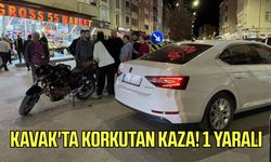 Kavak'ta korkutan kaza! 1 yaralı