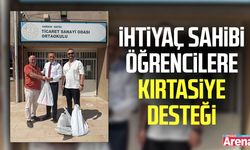 Bafra’da ihtiyaç sahibi öğrencilere kırtasiye desteği