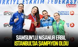 Samsun'lu Nisanur Erbil İstanbul’da şampiyon oldu