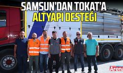 Samsun’dan Tokat’a altyapı desteği
