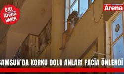 Samsun’da korku dolu anlar! Facia önlendi