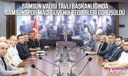Samsun Valisi Orhan Tavlı başkanlığında Samsunspor'un güvenliği masada