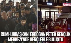 Samsun’da Erdoğan’a yoğun ilgi! Petek Gençlik Merkezi’nde gençlerle buluştu