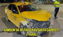 Samsun'da korkutan kaza! 2 yaralı