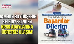 Samsun'da KPSS adaylarına Büyükşehir’den ulaşım desteği