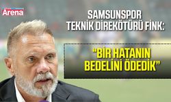 Samsunspor Teknik Direktörü Fink’ten Kocaelispor maçı sonrası açıklama