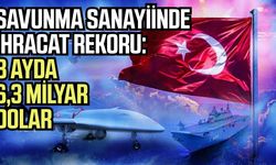Savunma sanayinde ihracat rekoru: 8 ayda 6,3 milyar dolar
