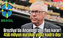 Brezilya’da Ancelotti’den flaş karar! 456 milyon euroluk yıldız kadro dışı