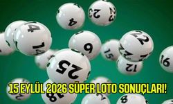 15 Eylül 2026 Süper Loto sonuçları!