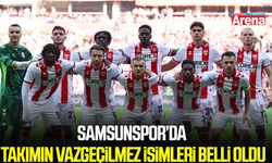 Samsunspor’da takımın vazgeçilmez isimleri belli oldu