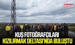 Kuş fotoğrafçıları Kızılırmak Deltası’nda buluştu